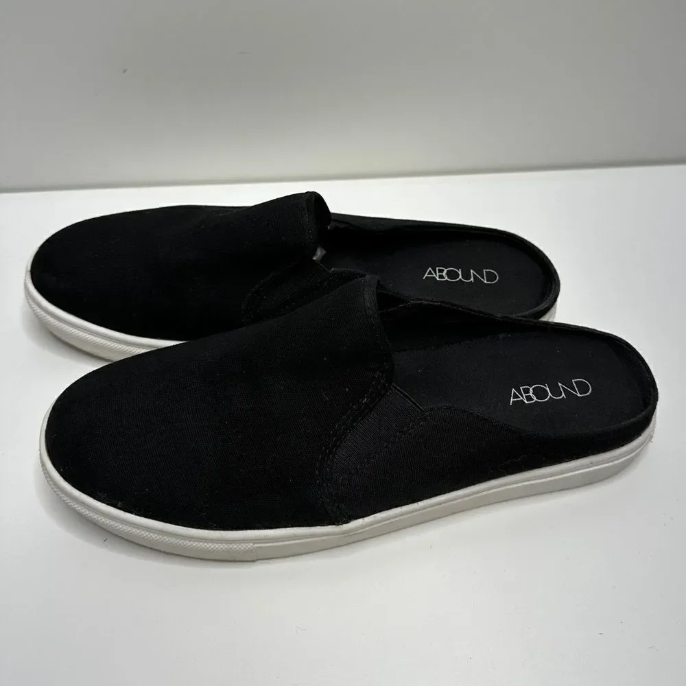 Abound‎ Women’s Slide On Black Sneaker Shoes Size 7